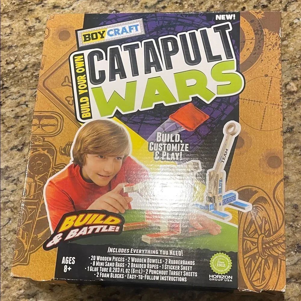 Catapult Wars - Build & Battle Toy Set NEW